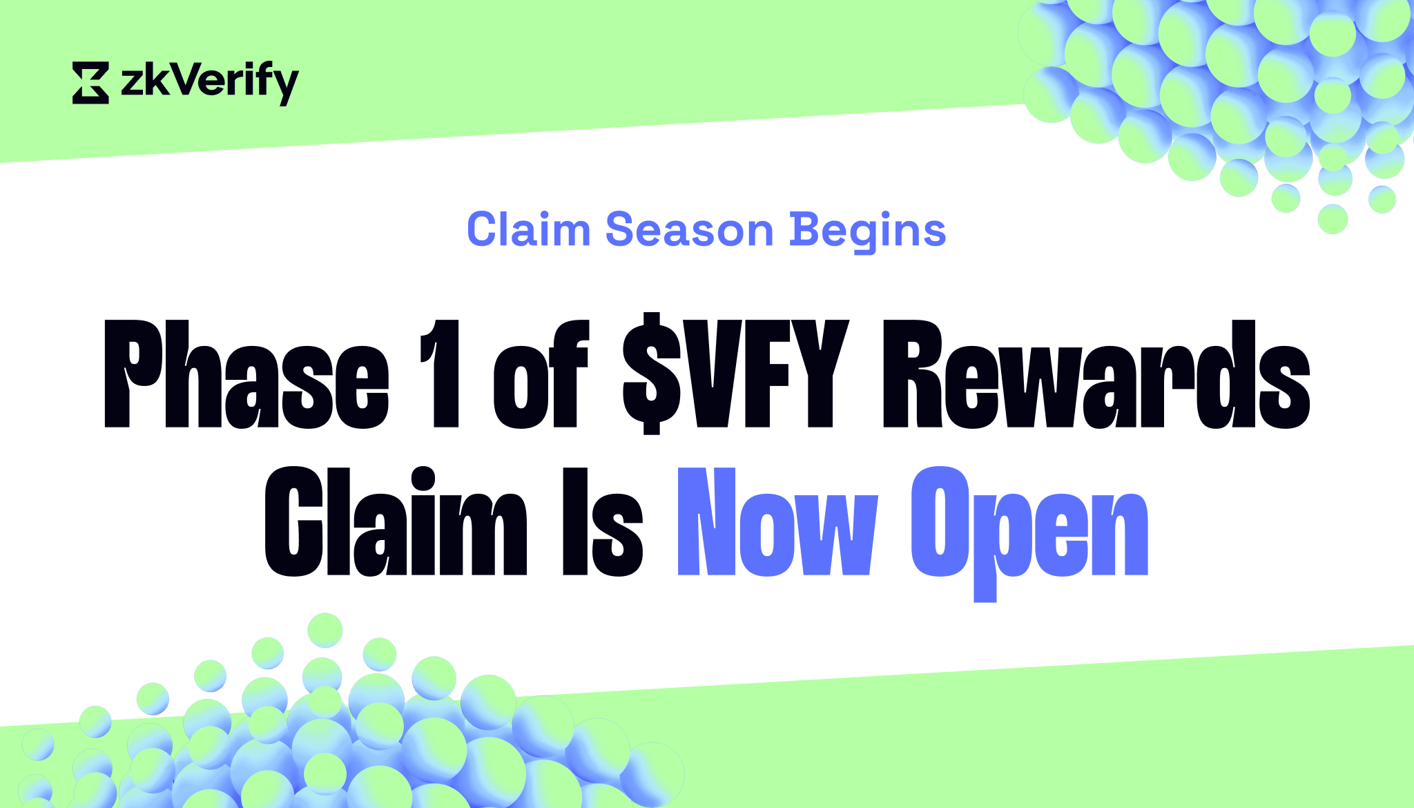 Phase 1 of $VFY Rewards Claim Is Now Open